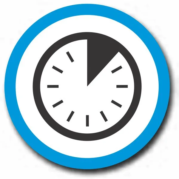 More Productivity due to 5 min setting time