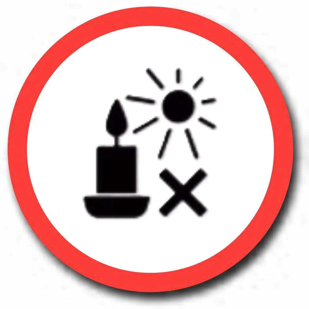 Keep away from naked flame & direct sunlight.