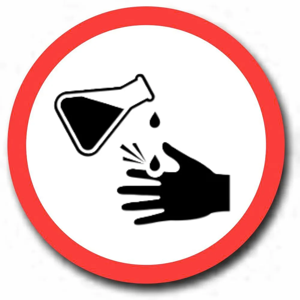 In case of Skin contact, use Acetone or Nail Polish Remover.