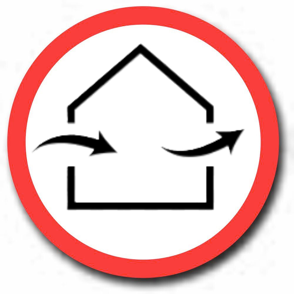Use in well ventilated area icon
